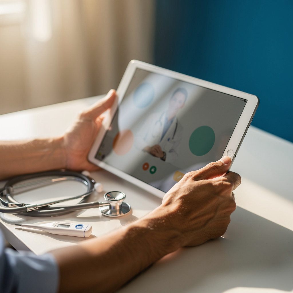 Green and Gaidry Medical Clinic telehealth appointment with Dr. Billie Green on a secure video call from San Diego